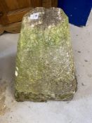 Gardenalia: Staddle stone base plus a 15½ins mill stone.