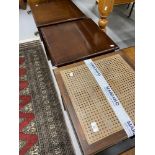 20th cent. Chinese hardwood coffee table of traditional form. W24½ins. x 15ins. x H14½ins.