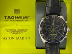 Watches: 2020 Tag Heuer Formula One Aston Martin special edition 43mm gentleman's watch with box,