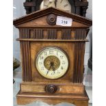 Clocks: Late 19th cent. R & Co. Paris mantle clock, plus an American Brewster & Ingrahams of