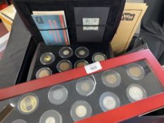 Numismatics: Set of WWI coins and a set of coins to commemorate 'Operation Mincemeat' carried out in