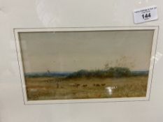 Copley Fielding 1787-1855: Watercolour on paper Farmer and Cattle, signed and dated bottom right.