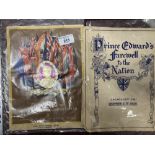 Royal: Rare Fosters Brothers of Bath special King Edward VIII coronation promotional card plus a