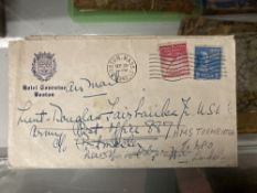 WWII: Douglas Fairbanks Jr. 1909-2000. A rare unopened letter from Fairbanks' mother dated September