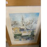 James Foot 1960-: 20th cent. English School watercolour on paper Naval College, Greenwich. Plus