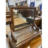 19th cent. Mahogany dressing table mirror. 21in.