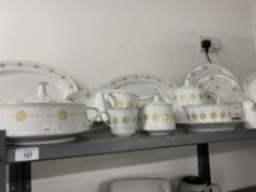 20th cent. Ceramics: Japanese Noritake 'Sovereign' eight place dinner service. Seventy pieces in