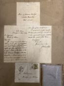 Thomas Carlyle 1795-1881: A fascinating letter and note to Dr. Alexander Paterson of Bridge-of-Allen