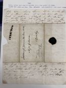 Postal History - Royal Navy, American Wars of Independence, Napoleonic Wars: 1830 letters from