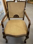 20th cent. Beech dining chairs, set of eight.