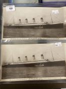 Postcards: Maritime, two oversize postcards depicting a real photograph of the RMS Olympic with a