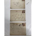 Stamps/Postal History: Album containing more than forty Victorian, prepaid cards and envelopes,