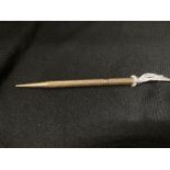 Hallmarked Jewellery: 9ct. Gold propelling pencil, Samson Mordan, hallmarked London 1931.