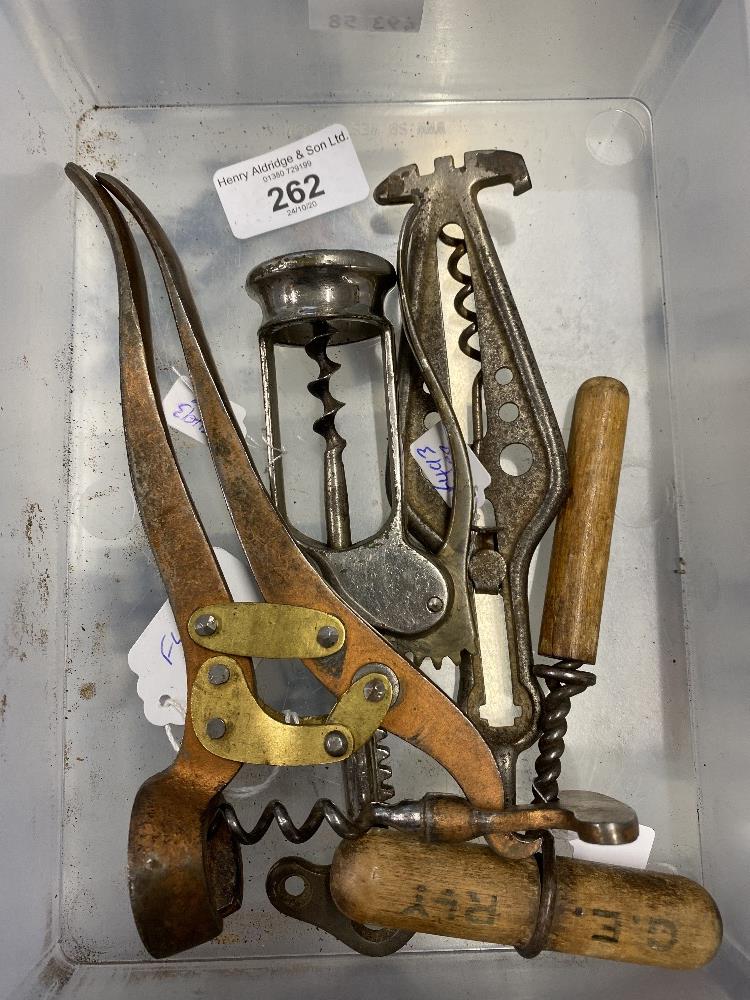 Wine Collectables/Corkscrews: 19th cent. Wolverson patented Tangent Lover two piece corkscrew, early