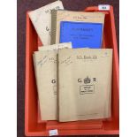 World War Two: Interesting archive of original construction notes and printed manuals relating to