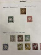 Stamps: Album containing European countries from Austria to Hungary, many unused examples. All