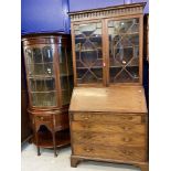 Late 18th/early 19th cent. Mahogany bureau bookcase with well appointed interior. 86½ins. x 40ins.