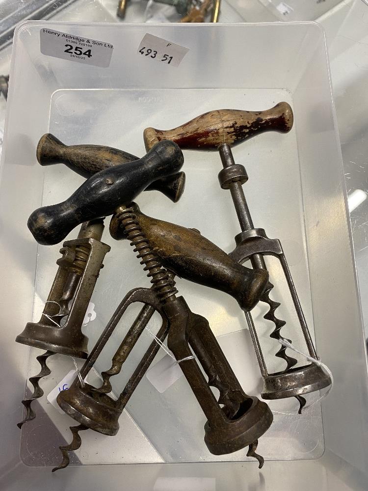 Wine Collectables/Corkscrews: Early 20th cent. German corkscrew with ball bearing race on stem,