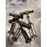 Wine Collectables/Corkscrews: Early 20th cent. German corkscrew with ball bearing race on stem,