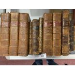 Antiquarian Books: Twelve leather bound books to include five volumes of Annual Registration from