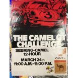 Motorsport: Sebring 1972 March 24 11am to 11pm, 12 hour. Camel GT Challenge colour promotional