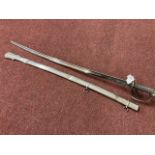 Military Edged Weapon: 1821 pattern Light Cavalry sword with William IV emblem.