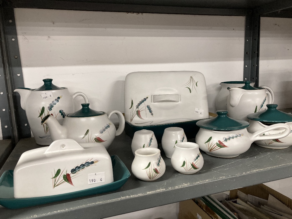 20th cent. Ceramics: Denby 'Greenwheat' kitchen ware, 32 pieces including tureens x 3, large serving - Image 2 of 2