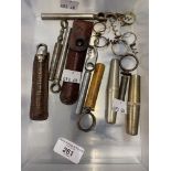 Wine Collectables/Corkscrews: Late 19th/early 20th cent. Barrel corkscrews (7), wire perfume