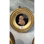 18th cent. Wax Cameo relief E. G. Mountstephen Benjamin West President of the Royal Academy,