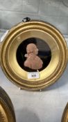 18th cent. Wax Cameo relief E. G. Mountstephen Benjamin West President of the Royal Academy,