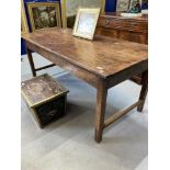 18th cent. Ash peg jointed farmhouse table . 68ins. x 31ins. x 30ins.