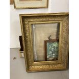 Pictures & Prints: 19th cent. moulded gilt picture frame 33ins. x 25ins. with an aperture of 24½ins.