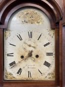 Clocks: Cornish longcase, 19th cent. Joshua Truscott of St. Austell eight day movement, with