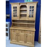 Contemporary bespoke oak dresser made by Cheverell Furniture at a cost of over £2000. 53ins. x