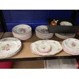 20th cent. Ceramics: Spode Luneville 8½ins plate x 12, Spode Marlborough 8½ins plates x 10, 7½ins