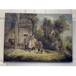 British School: 19th cent. 'Going to School' signed A. Ash. 14ins. x 10ins.