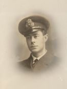 R.M.S. TITANIC - FIFTH OFFICER HAROLD GODFREY LOWE: An exceptional photo postcard showing Harold