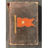 R.M.S. TITANIC - FIFTH OFFICER HAROLD GODFREY LOWE: Handwritten Bridge book containing numerous