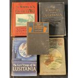 R.M.S. LUSITANIA - BOOKS: Hardbound vols. to include The Lusitania's Last Voyage by Charles