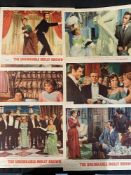 MOVIES: The Unsinkable Molly Brown 1964 movie starring Debbie Reynolds, seven colour lobby cards.
