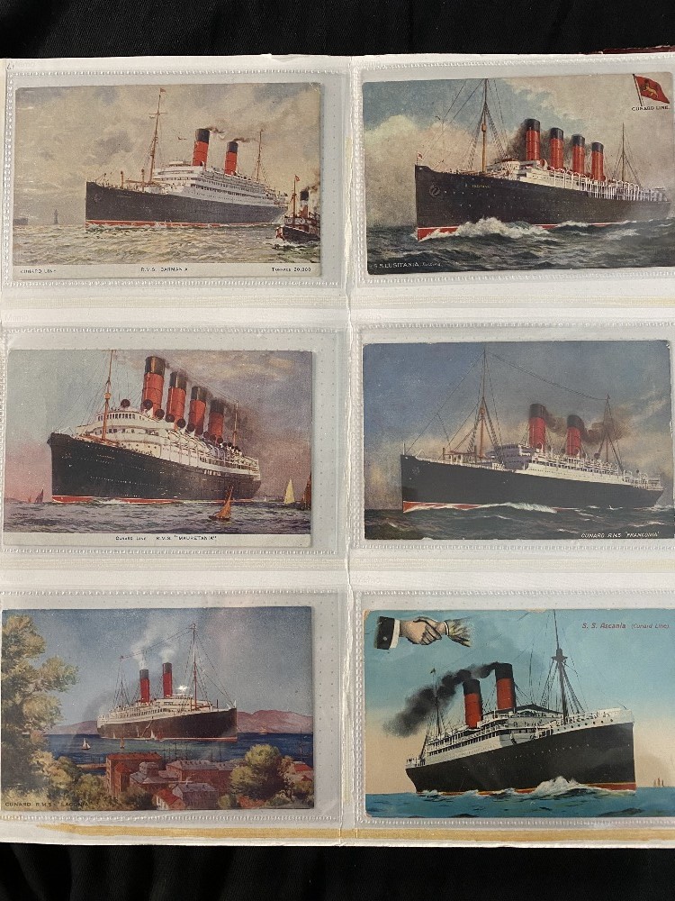 POSTCARDS: Cunard liners ranging from Carpathia to Queen Elizabeth II also including Mauretania, - Image 3 of 3