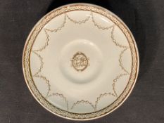 WHITE STAR LINE: Stonier & Co. First Class OSNC saucer. 5ins.