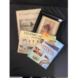 R.M.S. TITANIC/OCEAN LINER: Memorabilia to include a copy photograph of W. T. Stead lost on Titanic.