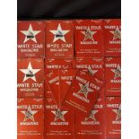 WHITE STAR LINE: Rare editions no. 1 and no. 2 of the White Star Magazine plus numbers 4, 93, and