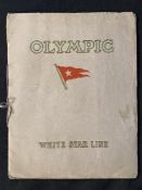 R.M.S. OLYMPIC: American promotional brochure "The Mammoth Triple Screw Steamer Olympic".