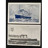 R.M.S. TITANIC: Premier's tribute to the dead, who lost their lives in the Titanic disaster postcard