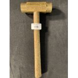 R.M.S. TITANIC: A period wood carver's plane hammer with bronze head impressed "H&W" "Belfast" "