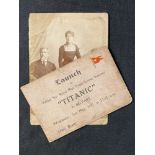 R.M.S. TITANIC: One of the most complete archives relating to the launch of the Titanic known, an