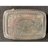 R.M.S. TITANIC - FIFTH OFFICER HAROLD GODFREY LOWE: Sterling silver Vesta match safe with original