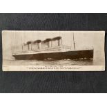 R.M.S. TITANIC: Rotary photo book/part postcard.